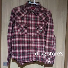 drug store's チェック柄 長袖シャツ