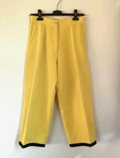 DRIES VAN NOTEN 黄色　コットンパンツ