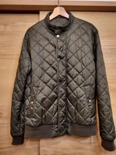 Barbour キルティングジャケット オリーブグリーン M