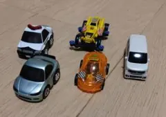 チョロQ　ミニカー5台セット パトカー・スポーツカーなど