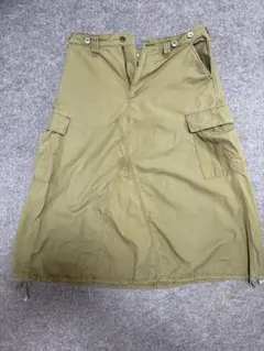 ROSEBUD GENEHEAVENS カーゴスカート オリーブグリーン