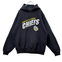 SEQUOYAH CHIEFS 黒パーカー フーディー 輸入 古着