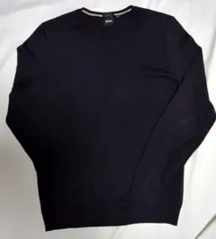【Aya様専用】HUGO BOSS ニット黒 L (50) サイズ 1回着用のみ
