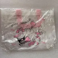 サンリオ　ビニールトートバッグ