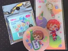 Meikoセット缶バッジとアクリルキーホルダー