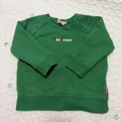 miki house 緑色 トレーナー 80サイズ