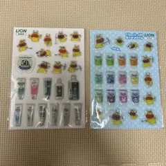 LION Check-Up ムシバラス ぷっくりシール 2枚セットのサムネイル
