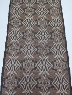 【24時間以内発送】着物 大島紬 一元式 茶泥染め 着分 正絹 アンティーク