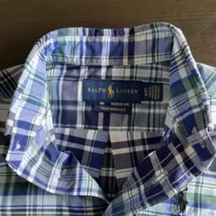 【4T 110】⭐️超美品レア⭐️ポロパフォーマンス　チェックシャツ