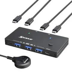 【定価2999円】AOC USBスイッチングハブ 2台のコンピュータで4台の共有のサムネイル