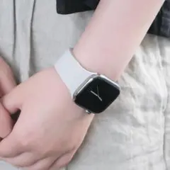 zandy【ライムゼストマグバンド】☆ホワイト☆アップルウォッチバンド☆シリコン