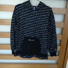 Champion パーカー 160サイズ 黒/多色