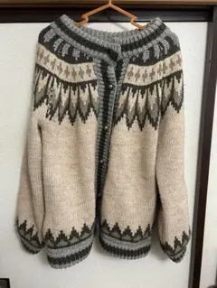 Crisp クリスプ ノルディックボリュームカーデニットカーディガン 厚地