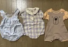 夏服　ロンパース　ベビー服 80cm まとめ売りのサムネイル