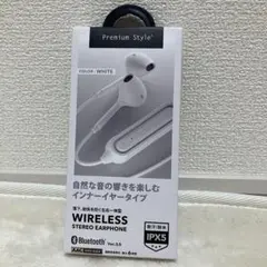 新品 ワイヤレスイヤホン Premium Style PG-BTE12IE2WH