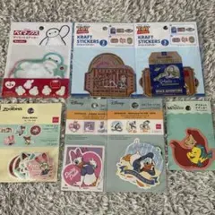 【新品】ディズニーキャラクターステッカーシールセット