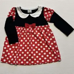 ミニー　長袖ワンピース　Disney