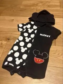 BABYDOLL ミッキー柄ロンパース 70cm