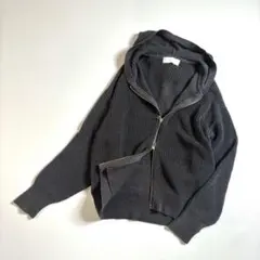 美品 24SS AP STUDIO ギマコットンフーディ ダブルジップ シアーのサムネイル