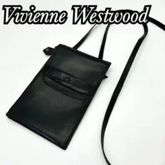 Vivienne Westwood ショルダーバッグ レザー ブラック オーブのサムネイル