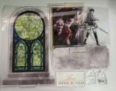 進撃の巨人 台湾限定 原作絵 巨大ジオラマアクリルスタンド リヴァイ