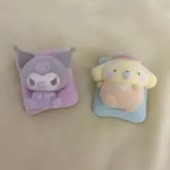 Sanrio ふわふわゆあがりあかちゃん クロミ ポムポムプリン マスコット