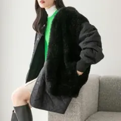 LOWRYS FARM ローリーズファーム　ボアベスト＆ブルゾン　２Ｐセット