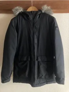 ADIDAS アディダス　ダウン　パーカー　中綿　ジャケット　S ブラック
