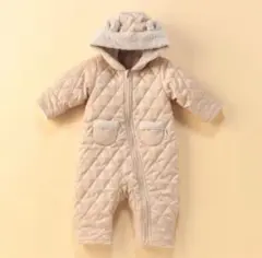 COMME CA ISM コムサイズ　おくるみ　ジャンプスーツ　防寒