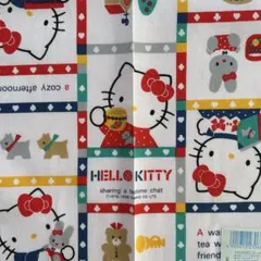 昭和レトロ サンリオ ハローキテイ ハンカチ 未使用品