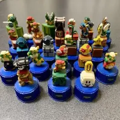 スーパーマリオ ペプシ ドットボトルキャップ フィギュア 23個セット