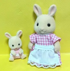 【専用】 ももいろウサギ お母さん シルバニアファミリー 限定 廃盤・非売品 シルバニアファミリー ももいろウサギのお母さん 希少