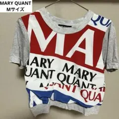 MARY QUANT クロップドTシャツ 総柄 ロゴプリント 半袖 トップスのサムネイル