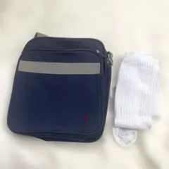 美品✨️イーストボーイ スクールバッグ 赤 ルーズソックス セット