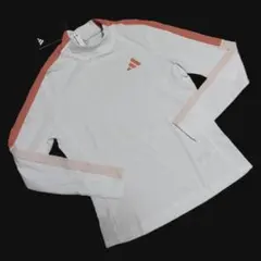 ⛳️新品‼️★adidas★ ゴルフ長袖 モックシャツ ツートン S★訳あり