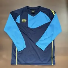 りえ様専用⭐︎umbro 長袖 Vネックシャツ ネイビー/青　150