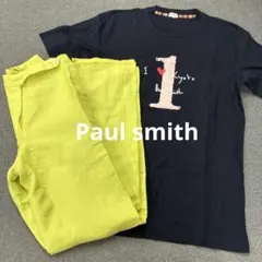 K907◯ Paulsmith リネンパンツ Tシャツ 2点セットのサムネイル
