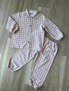 無印良品　二重ガーゼ　パジャマ　100-110㎝　ピンク