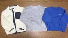 美品！Lee トレーナー2着、チャンピオンアウター3点セット