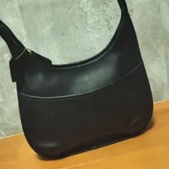美品✨オールドコーチ エルゴ ショルダーバッグ 9033 レザー ブラック