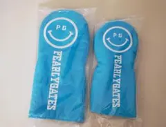 新品　未使用　PEARLY GATES ヘッドカバー 2点セット ブルーのサムネイル