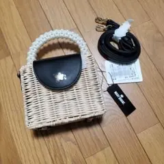 マリークワント　カゴバッグ　ポシェット　ショルダーバッグ