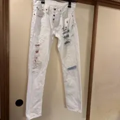 【美品】Ralph Lauren デニム フレア トリプルポニー ホワイト 11 美品】Ralph Lauren デニム フレア トリプルポニー ホワイト 11 - メルカリ