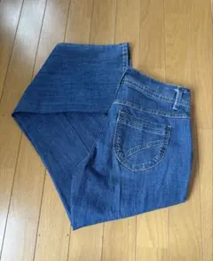 【305】Lee フレア　ブーツカットデニムパンツ　Sインディゴ