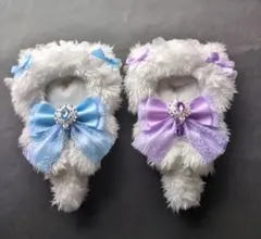 おそろい　にじぱぺ　10cm 12cm ぬいぐるみ　着ぐるみ　ぬい服　ねこ　白