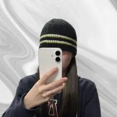 クロシェハット　クラッシャーハット　ビーニー　バケハ　バケットハット　　男女兼用