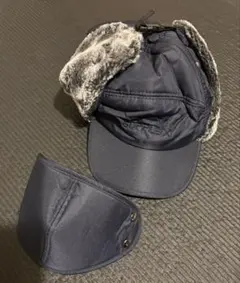 【内側破れあり】SUPPLEX フライトキャップ 防寒◎ ファー付き