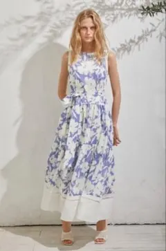 Estella.k エステラケー花柄ワンピース 結婚式二次会パーティードレス