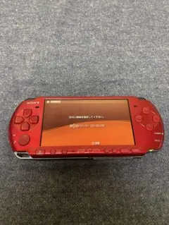 SONY PSP-3000 レッド　本体のみ 動作確認済み