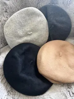 未使用◆マメ・マロキニエール CHAPEAU 帽子 ベレー つばなし カカオ ヤギ MAMET フランス レザー yy63 ベレー帽 人気順 ファッション 通販 | キナリノモール